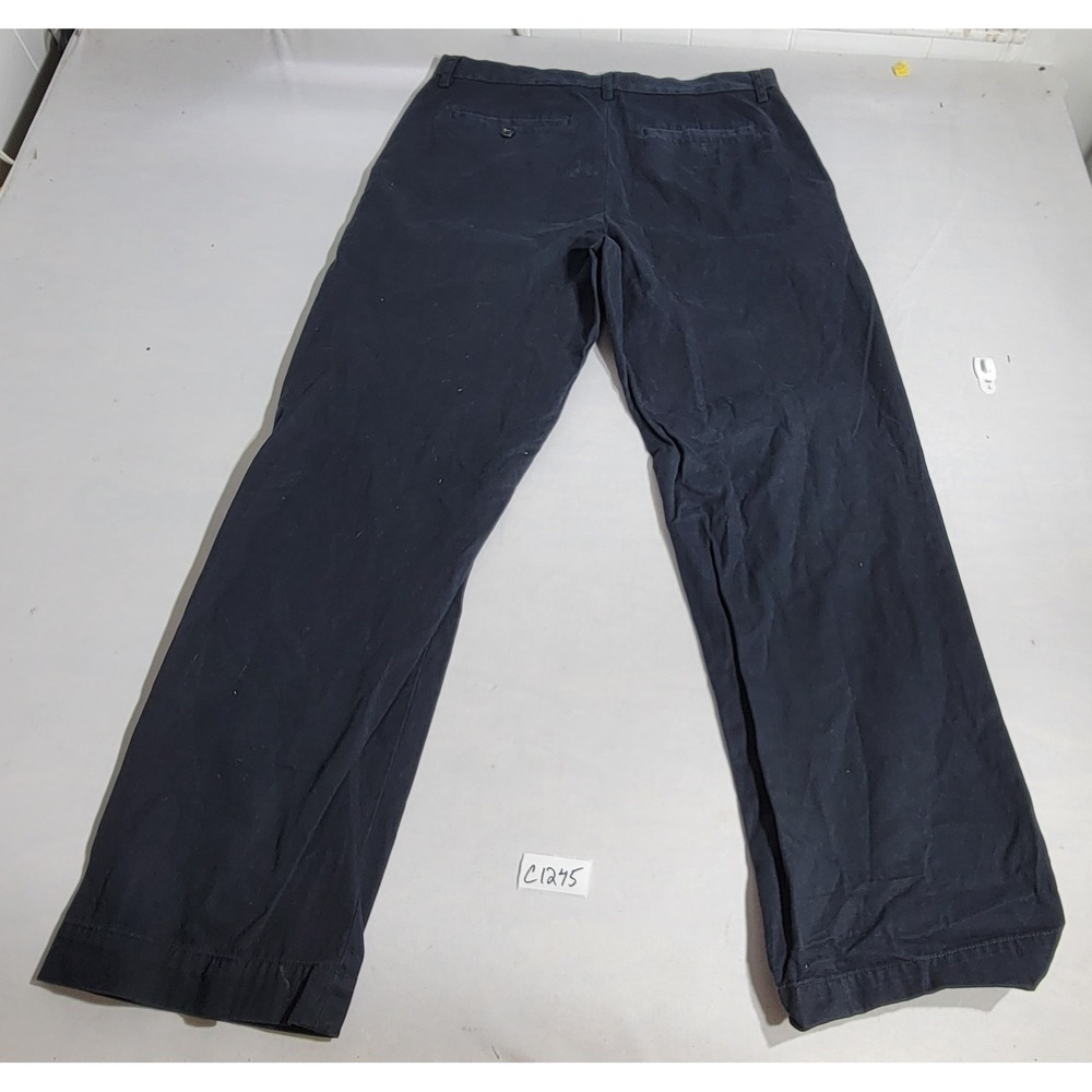Banana Republic Mens Navy Blue Cotton Chino Pants Straight Leg 32x32 RN54023 - Picture 5 of 5